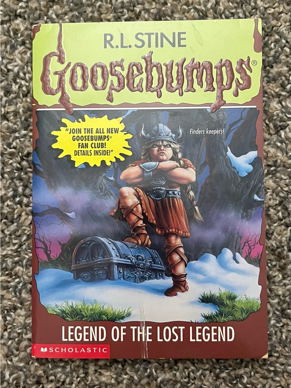 Vintage Goosebumps Legend of the Lost Legend Book